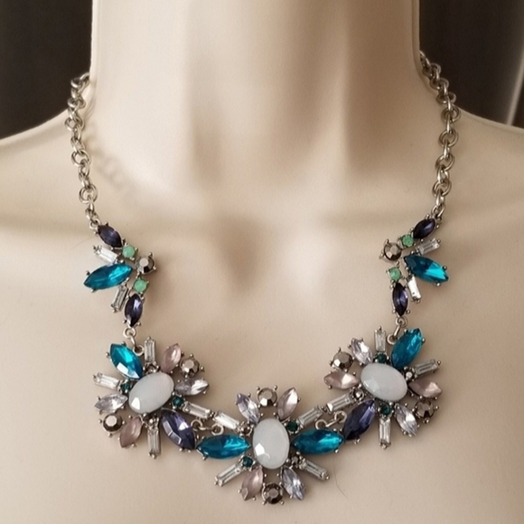 Jeweled Statement Necklace - Picture 2 of 7